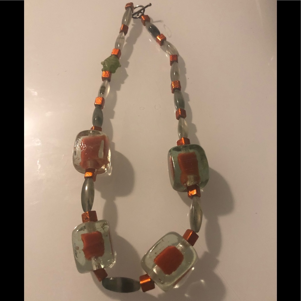 One of a kind beaded necklace